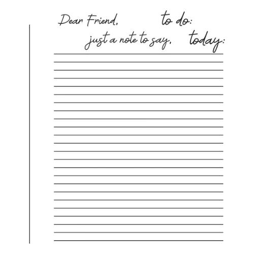 Spellbinders - Take Note Registration Press Plates from the Take Note Collection