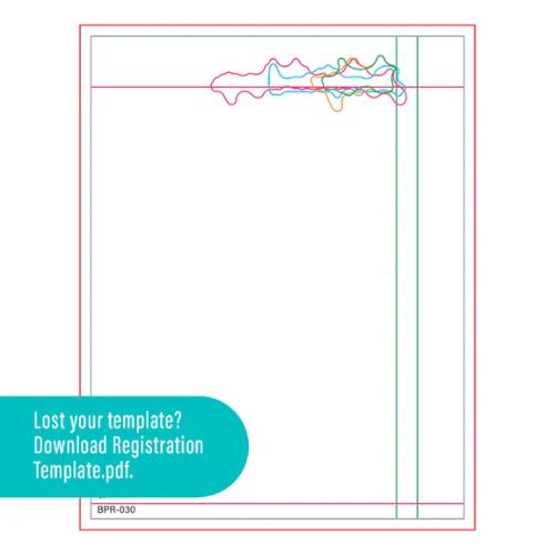 Spellbinders - Take Note Registration Press Plates from the Take Note Collection