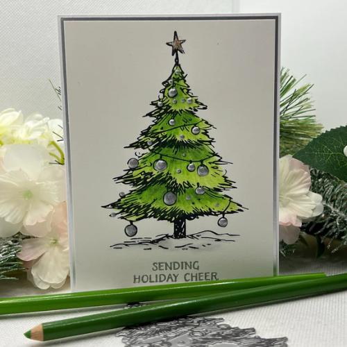 Spellbinders - Twinkle Bright Tree Registration BetterPress Plates from the Wonderland Collection