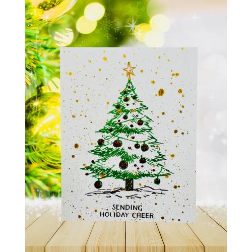 Spellbinders - Twinkle Bright Tree Registration BetterPress Plates from the Wonderland Collection