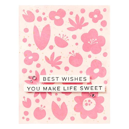 Spellbinders - Sweet Life Floral Press Plates & Die Set- BetterPress Society March 2025 - Postage as per Actual