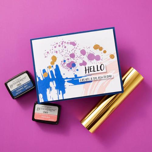 Spellbinders - InkSpired Wishes Press Plates - BetterPress Society April 2025