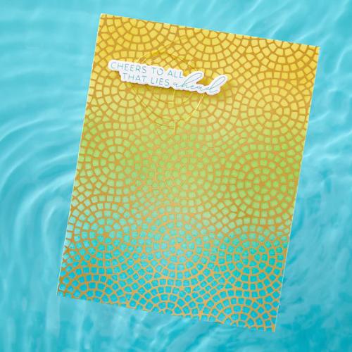 Spellbinders - Exclusive Mosaic Press Plates & Stencil Bundle - BetterPress Society May 2025