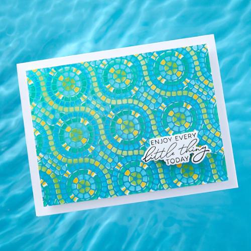 Spellbinders - Exclusive Mosaic Press Plates & Stencil Bundle - BetterPress Society May 2025