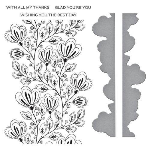 Spellbinders - Friendship Grows Press Plate & Die Set - BetterPress Society November 2025