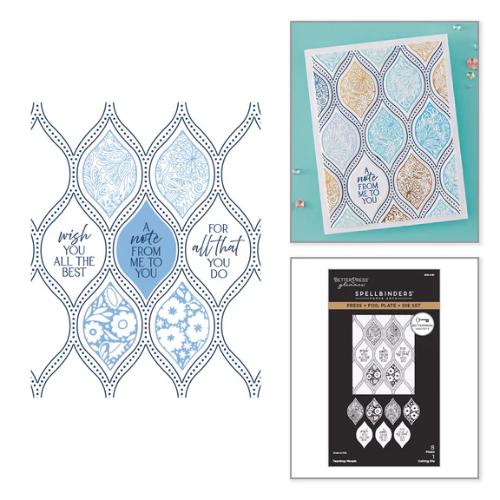 Spellbinders - Betterpress Society March 2026 - Teardrop Mosaic Set