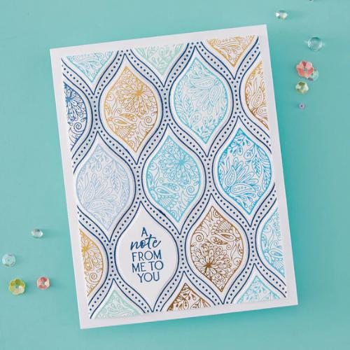 Spellbinders - Betterpress Society March 2026 - Teardrop Mosaic Set