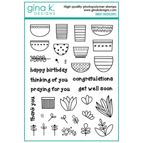 Gina K Designs - BUNDLE - Sweet Succulents