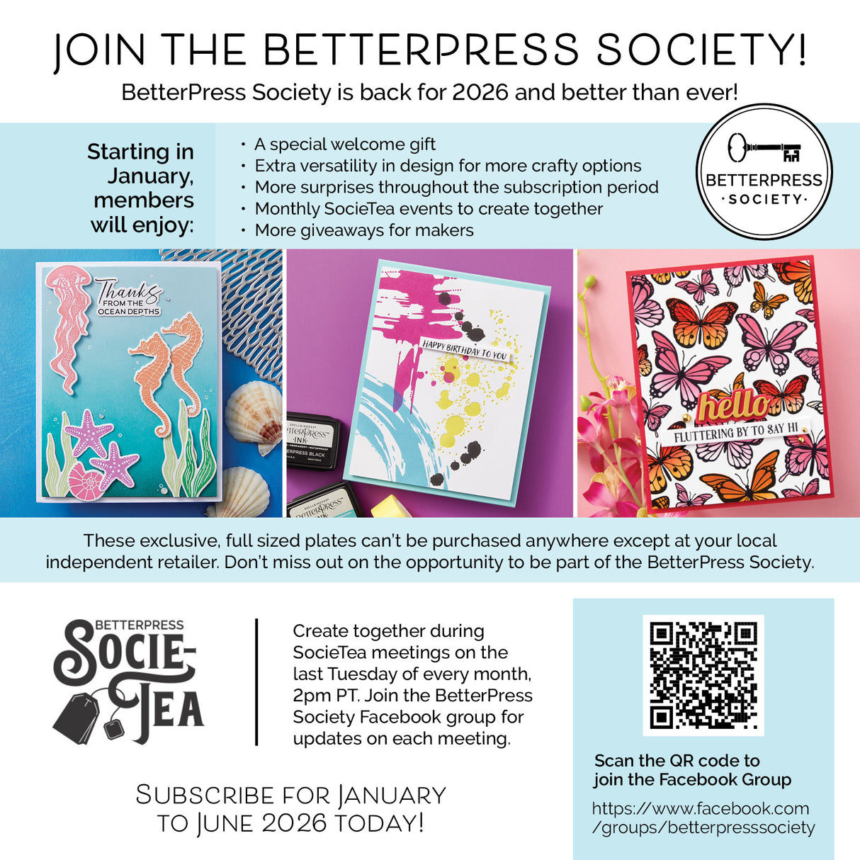 Spellbinders - Jan to June 2026 BetterPress Society Sign Up & Deposit