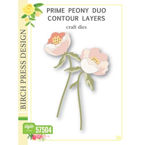 Birch Press - Prime Peony Duo Contour Layers