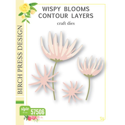Birch Press - Wispy Blooms Contour Layers