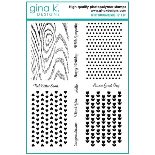 Gina K Designs - STAMPS- Bitty Backgrounds