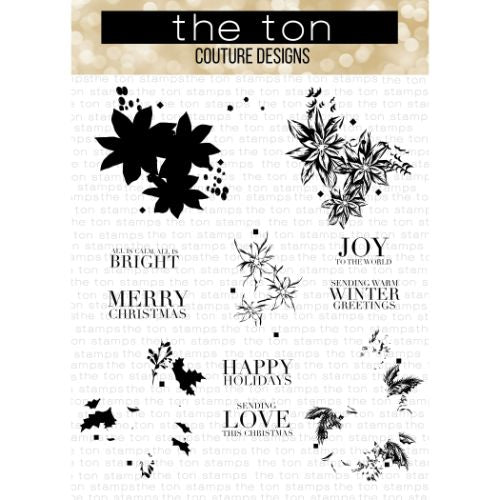 The Ton Stamps - Boundless Poinsettias  - Postage as per Actual