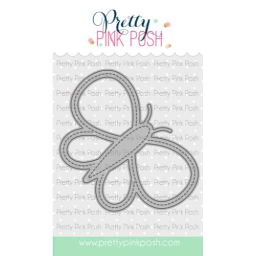 Pretty Pink Posh - Butterfly Shaker Die