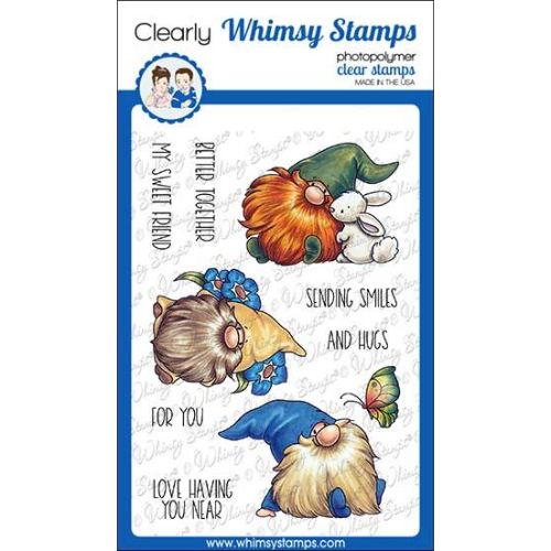 Whimsy Stamps - Gnome Think Spring Clear Stamps