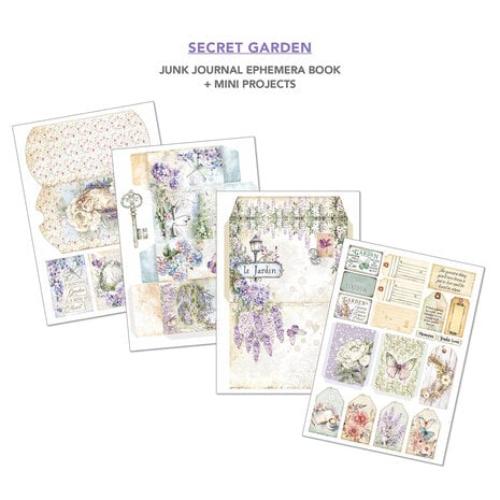 Ciao Bella Secret Garden A4 Junk Journal Ephemera Book (32pcs) (CBB007) - Postage as per Actual