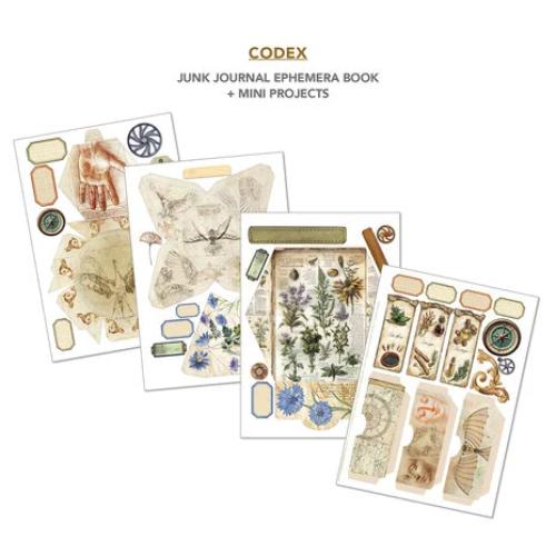 Ciao Bella Codex A4 Junk Journal Ephemera Book (32pcs) (CBB008) - Postage as per Actual