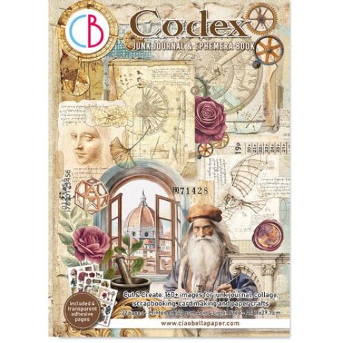 Ciao Bella Codex A4 Junk Journal Ephemera Book (32pcs) (CBB008) - Postage as per Actual