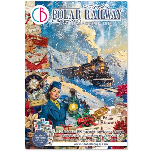 Ciao Bella Polar Railway A4 Junk Journal Ephemera Book (32pcs) (CBB018)
