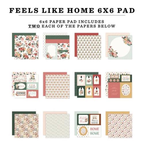 Carta Bella Feels Like Home 6x6 Inch Paper Pad (CBFLH476023)