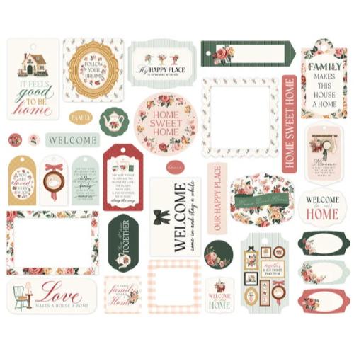 Carta Bella Feels Like Home Frames & Tags (CBFLH476025)