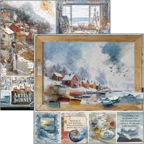 Ciao Bella An Artist Journey 8x8 Inch Paper Pad (12pcs) (CBH092)