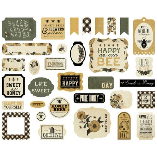Carta Bella Honey Bee Ephemera (CBHB450024)