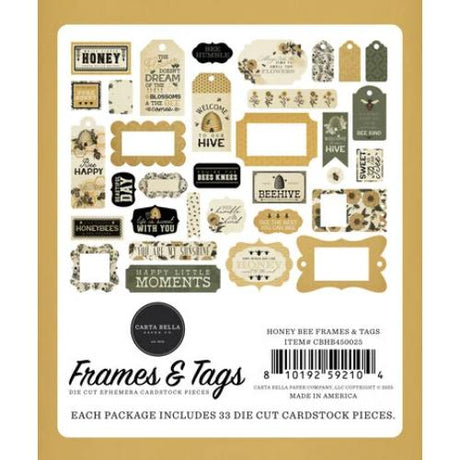 Carta Bella Honey Bee Frames & Tags (CBHB450025)