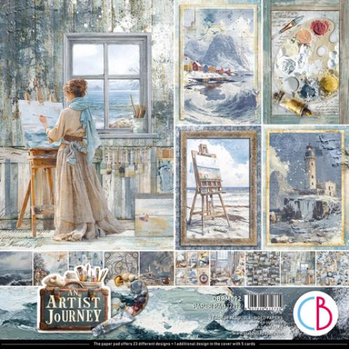 Ciao Bella An Artist Journey 12x12 Inch Paper Pad (12pcs) (CBPM092) - Postage as per Actual