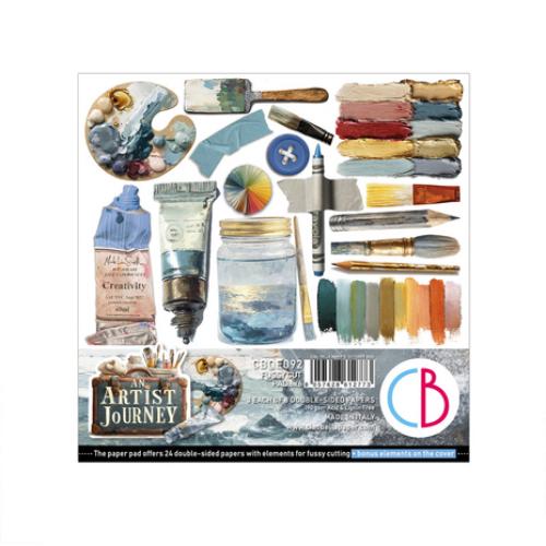 Ciao Bella An Artist Journey 6x6 Inch Fussy Cut Pad (24pcs) (CBQE092)