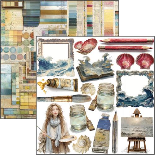 Ciao Bella An Artist Journey 6x6 Inch Fussy Cut Pad (24pcs) (CBQE092)