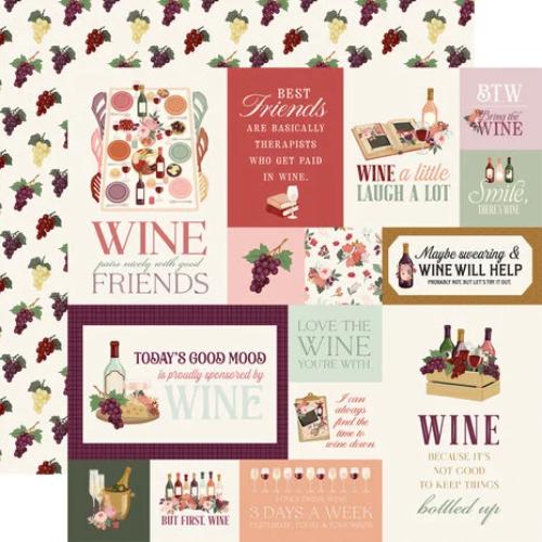 Carta Bella Wine 12x12 Inch Collection Kit (CBW479016) - Postage as per Actual