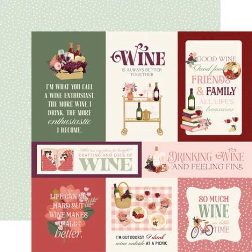 Carta Bella Wine 12x12 Inch Collection Kit (CBW479016) - Postage as per Actual