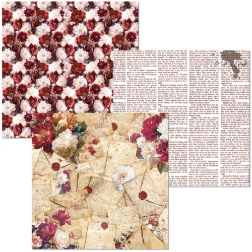 Ciao Bella Book Lovers 6x6 Inch Deluxe Paper Pearl Copper & Vellum Dual Pack Mixed (6pcs) (CBXQ004)