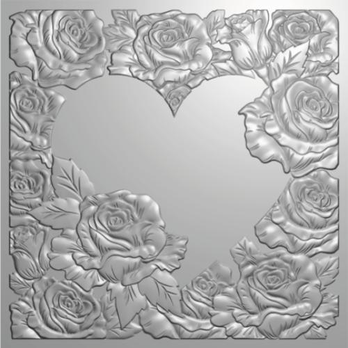 Crafter's Companion 3D Emboss Macro Aperture Folders Radiant Rose (CC-3DEF5.5-MD-STEN-RARO)