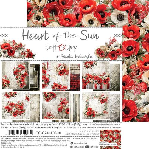 Craft O'Clock Heart of the Sun 6x6 Inch Paper Set (CC-C74-HOS-10)