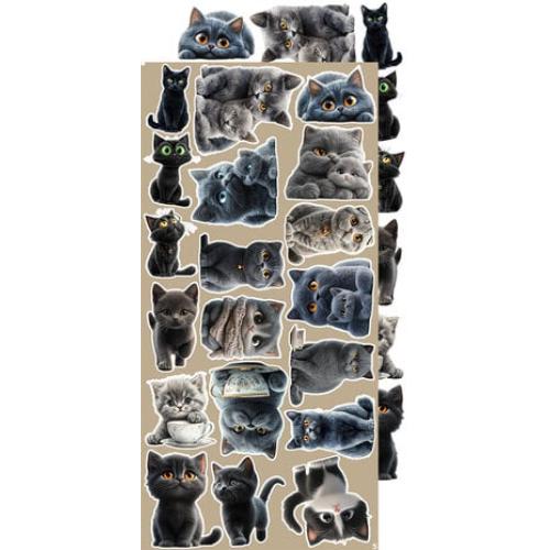 Craft O'Clock Creative Extras Set 03 Cats (CC-CEX-03) - Postage as per Actual