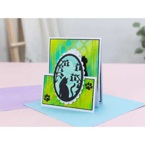 Crafter's Companion 3D Textured Embossing Folders 5x7 Inch Cable Knit (CC-EF5-3D-CAKN)