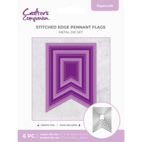 Crafter's Companion Stitched Edge Metal Die Pennant Flags (CC-MD-SEPF)