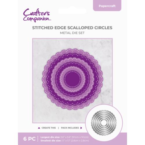 Crafter's Companion Stitched Edge Metal Die Scalloped Circles (CC-MD-SESC)