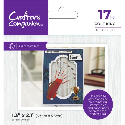 Crafter's Companion Modern Man Metal Dies Golf King