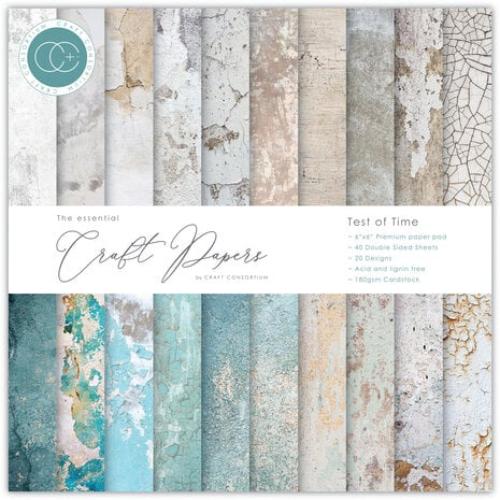 Craft Consortium Essential Craft Papers 6x6 Inch Paper Pad Test of Time (CCEPAD033B)
