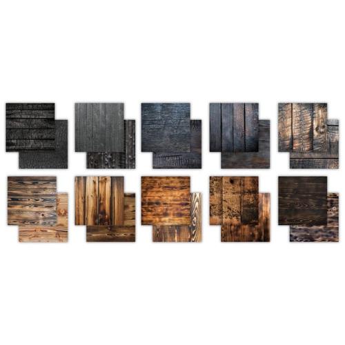 Craft Consortium Essential Craft Papers 12x12 Inch Paper Pad Scorched Wood (CCEPAD034) - Postage as per Actual