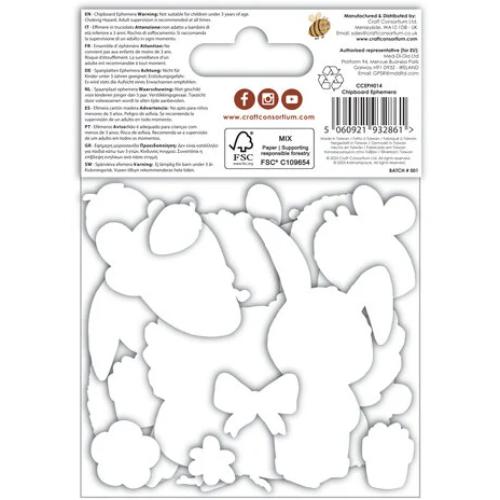 Craft Consortium Amongst the Hedgerow Chipboard Ephemera (CCEPH014)