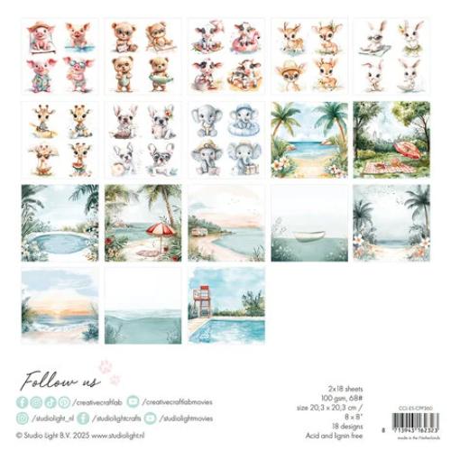 Creative Craftlab Summer Breeze Essentials Collage Paper Pad (CCL-ES-CPP360)