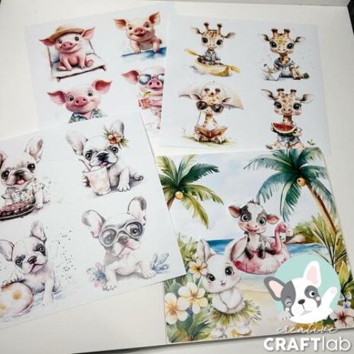 Creative Craftlab Summer Breeze Essentials Collage Paper Pad (CCL-ES-CPP360)