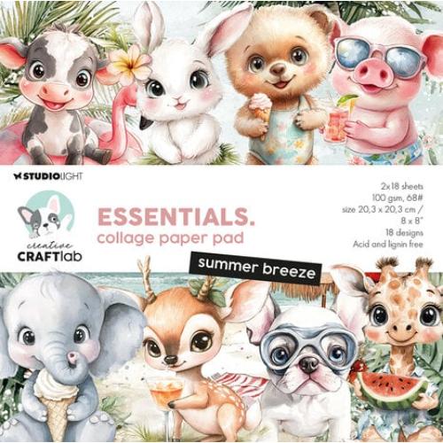 Creative Craftlab Summer Breeze Essentials Collage Paper Pad (CCL-ES-CPP360)