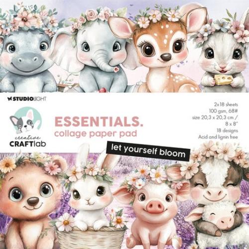 Creative Craftlab Let Yourself Bloom Essentials Collage Paper Pad (CCL-ES-CPP361)