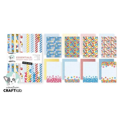 Creative Craftlab Speak Emoji Essentials Designer Paper Pad (CCL-ES-DPP390)