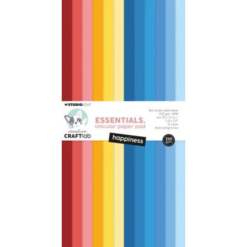Creative Craftlab Happiness Essentials Unicolor Paper Pad (CCL-ES-UPP389)